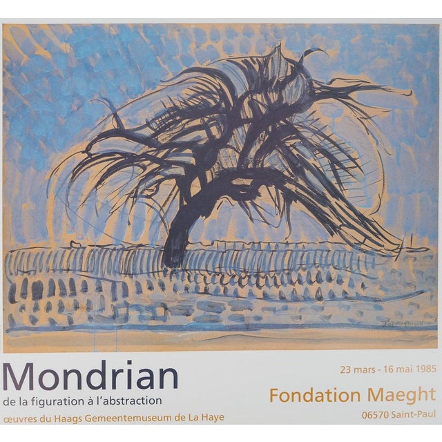 Fondation Maeght Expo 1985 Poster after Piet Mondrian For Sale - Image 12 of 12