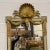 Vintage Italian Hollywood Regency Mirror With Large Carved Gilt Shell and Verdigris Frame For Sale - Image 4 of 7