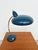 Blue Adjustable Table Lamp in Duck Blue and Gold Metal, 1960s For Sale - Image 8 of 10