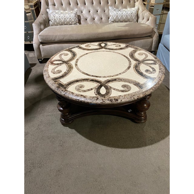 Thomasville Hills of Tuscany Collection Round Coffee Table Chairish