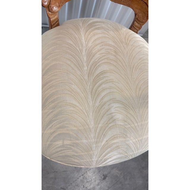 Vintage Italian Hollywood Regency Venetian Grotto Style Shell Back Dining Chairs - Set of 8 For Sale - Image 15 of 16