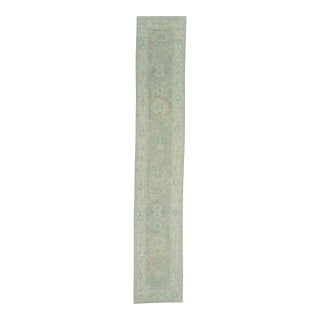 Turkish Oushak Runner Rug 2'10" x 16'6" #17559 For Sale