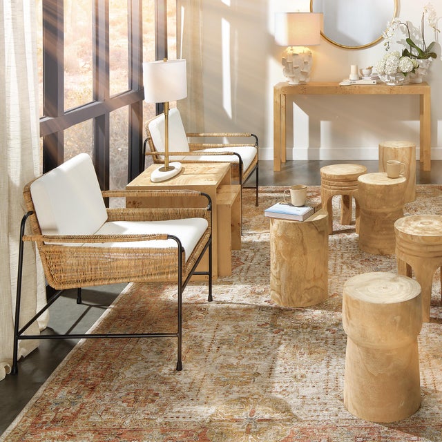 Jamie Young Helios Ceramic Table Lamp with Linen Shade, White For Sale In Los Angeles - Image 6 of 6