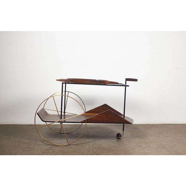 Vintage Brazilian Trolley by Jorge Zalszupin, 1960s For Sale - Image 12 of 18