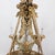 Circa 1900 French Beaux Arts Fire Gilt Bronze and Hand Cut Crystal Chandelier For Sale In Chicago - Image 6 of 16
