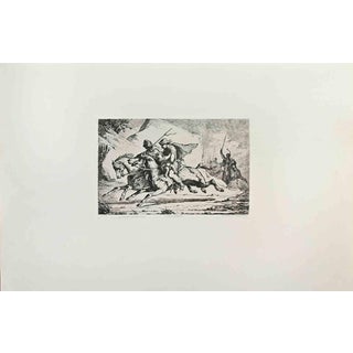 Dominique Félix, lElevèment, 1870s, Etching For Sale