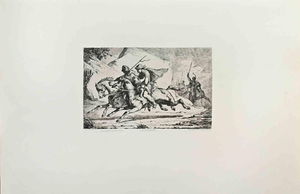 Dominique Félix, lElevèment, 1870s, Etching