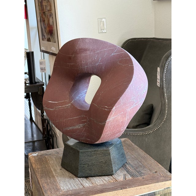 Abstract Richard Erdman Novella Sculpture, Vintage For Sale - Image 3 of 16