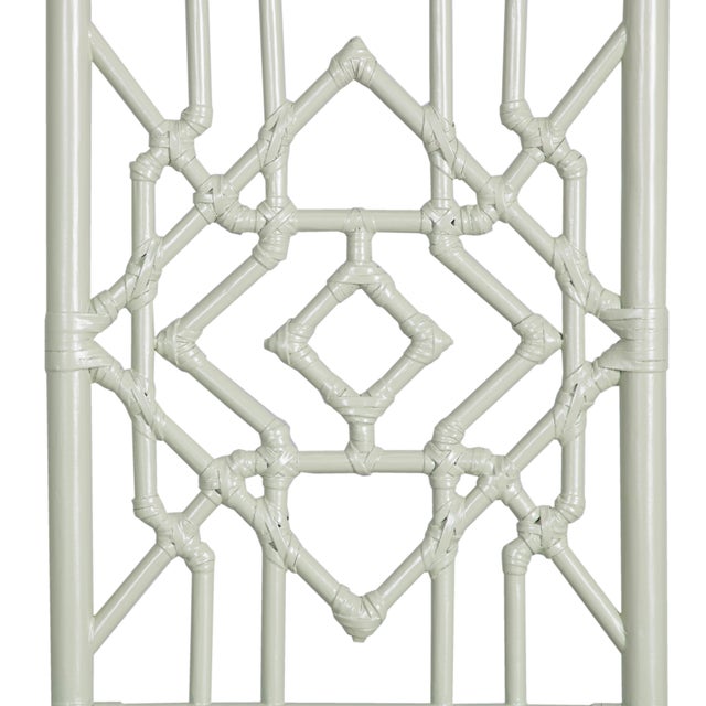 Add a touch of modern charm to your bedroom with the beautifully crafted Tulum headboard. Handcrafted from natural rattan...