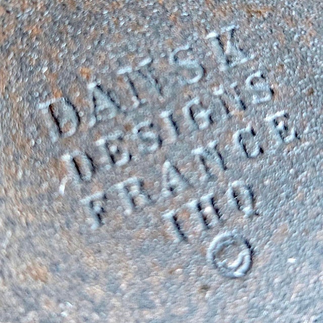 Vintage Dansk Kobenstyle Brown Enamel Skillet Pan and Lid Designed by Jens Quistgaard, 2 Piece Set For Sale - Image 11 of 11