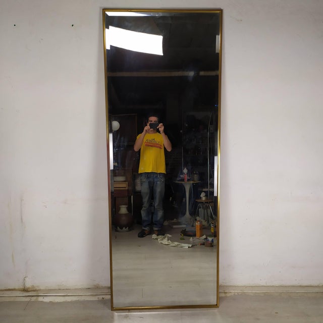 Vintage Golden Mirror, 1970s For Sale - Image 11 of 11