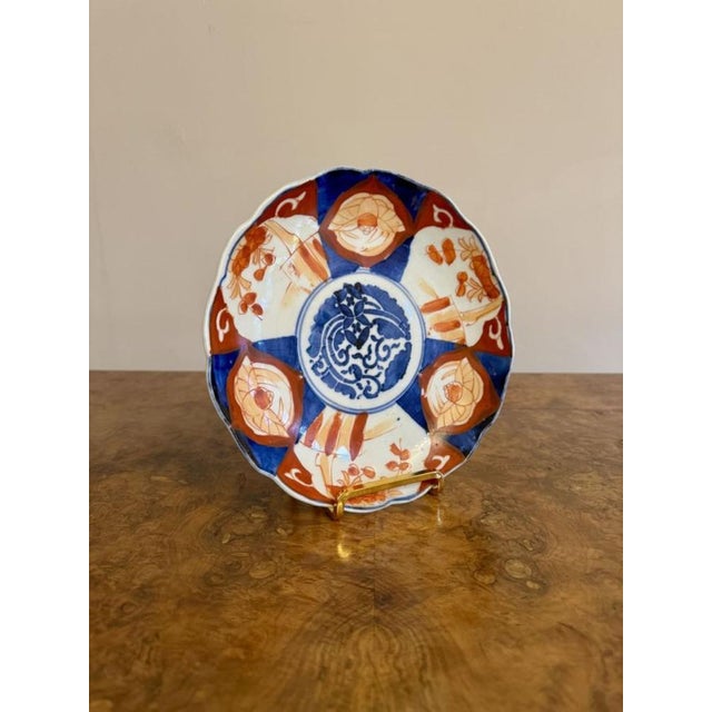 Antique Japanese Imari Plates, 1900, Set of 2 For Sale - Image 3 of 6