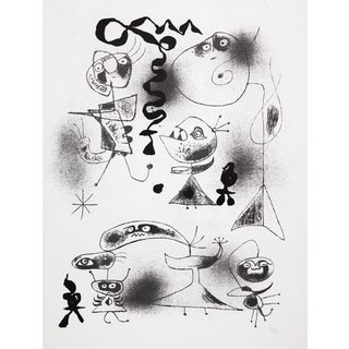 Joan Miro, Barcelona, The Party, Signed Silkscreen Print For Sale