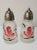 Hazel-Atlas Boho Chic Hazel Atlas Satin Glass With Painted Floral Design Salt & Pepper Shakers For Sale - Image 4 of 9