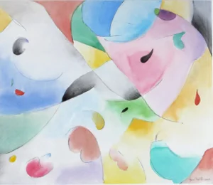 June Felter Abstract Watercolor