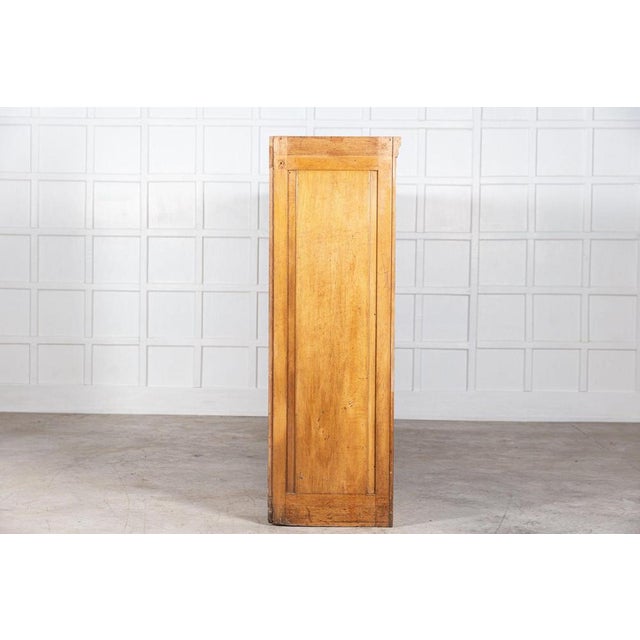 Monumental English Oak Haberdashery Cabinets, 1900s, Set of 2 For Sale - Image 9 of 18