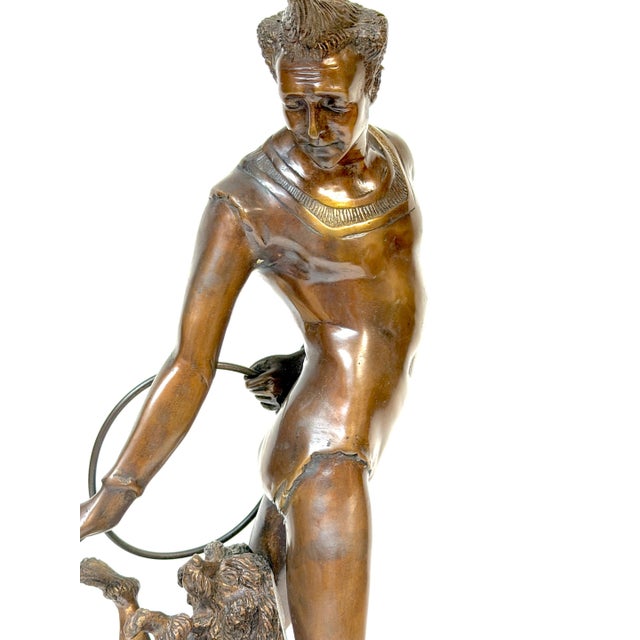 Bronze Sculpture "Get Up" After Georges Petit de Chemellier, 20th Century For Sale - Image 14 of 18