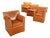 Laurianetta Lounge Chairs attributed to Afra and Tobia Scarpa for B&B Italia, Set of 4 For Sale