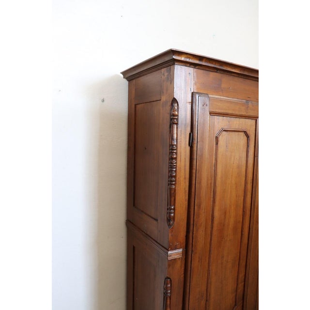 Antique Poplar Wood Wardrobe, 1800s For Sale - Image 10 of 13