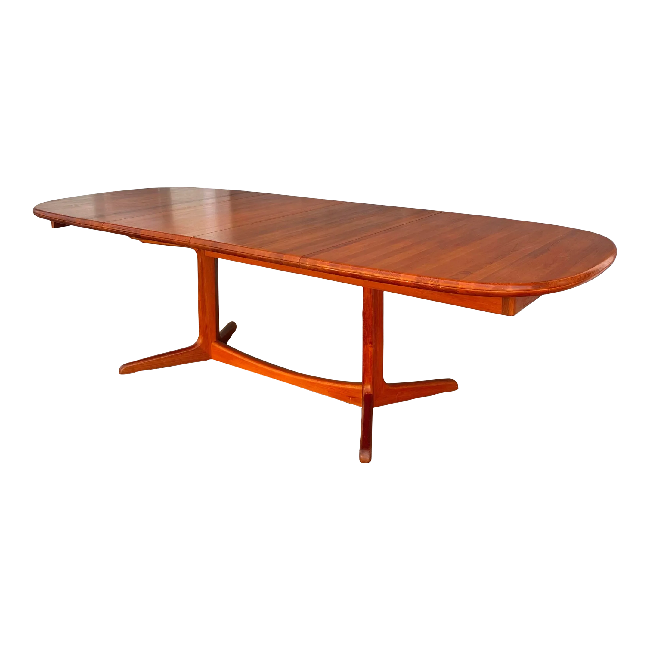 Mid Century Extendable Dining Table by Benny Linden | With Metal