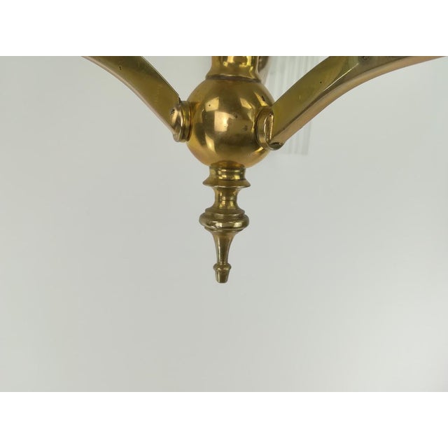 Metal Classical Gatsby Chandelier, 1920s For Sale - Image 7 of 9