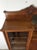 Wood Antique Oak Side by Side With Drop Front Writing Desk and Adjustable Shelves For Sale - Image 7 of 18