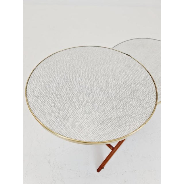 Large Mid-Century Minimalist German Plant Stand from Opal, 1950s For Sale - Image 12 of 17