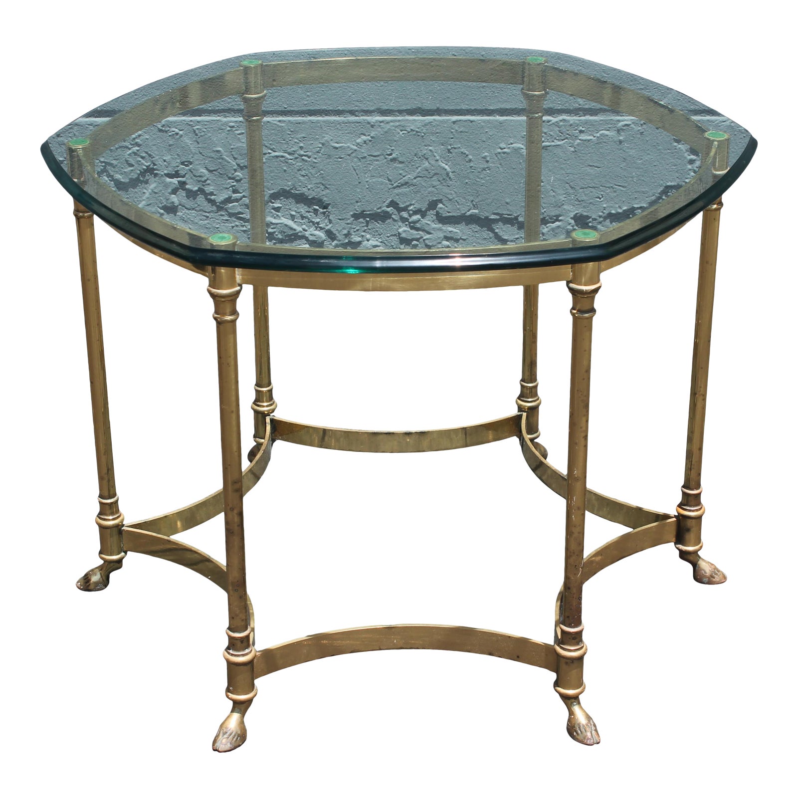 C1950's Mid Century Brass La Barge Coffee Table Chairish