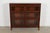 A gorgeous antique Arts & Crafts three-stack double barrister bookcase By Globe Wernicke USA, Circa 1900 Mahogany, with...