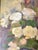 Light Yellow Mid-Century Floral Oil Painting of Roses | Ornate Whitewashed & Gilt Frame | Romantic Cottagecore Still LifeRoses For Sale - Image 8 of 10