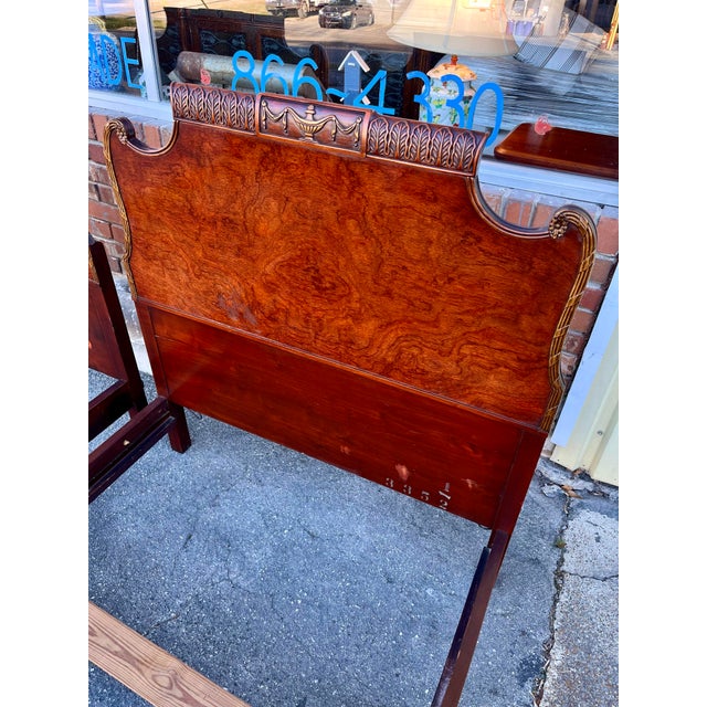 Pair of Romweber Twin Beds For Sale - Image 10 of 11