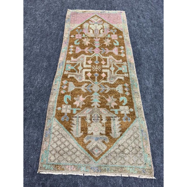 Turkish Yastik Rug 1'4" x 3'3" #24323 Explore a curated collection of hallway runners, wool rugs, and handmade...