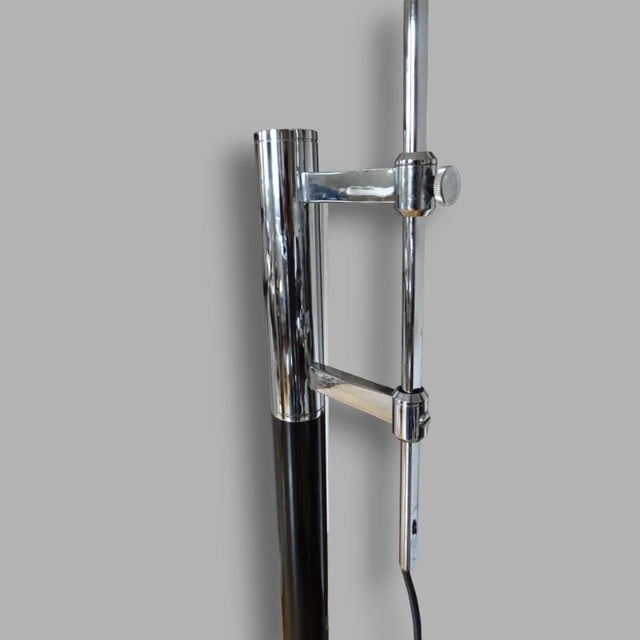Metal Art Deco Style Adjustable Floor Lamp from DMI, 1980s For Sale - Image 7 of 9