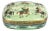Vintage Hand Painted Kashmir Trinket Box With Horses Polo Gold Handmade in India, Papier Maché, Paper Mache For Sale