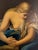 A striking vintage oil painting depicting The Penitent Magdalene, after the celebrated circa 1742 composition by Italian...