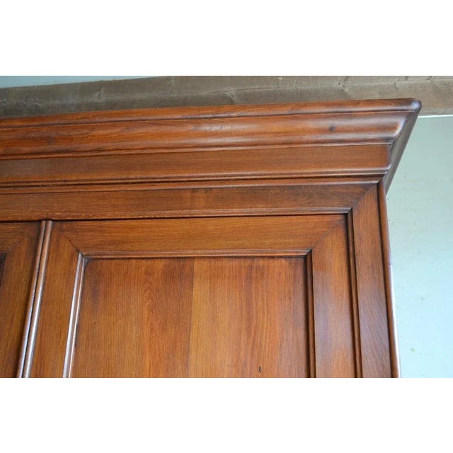 Louis Philippe Cabinet in Oak For Sale - Image 8 of 10