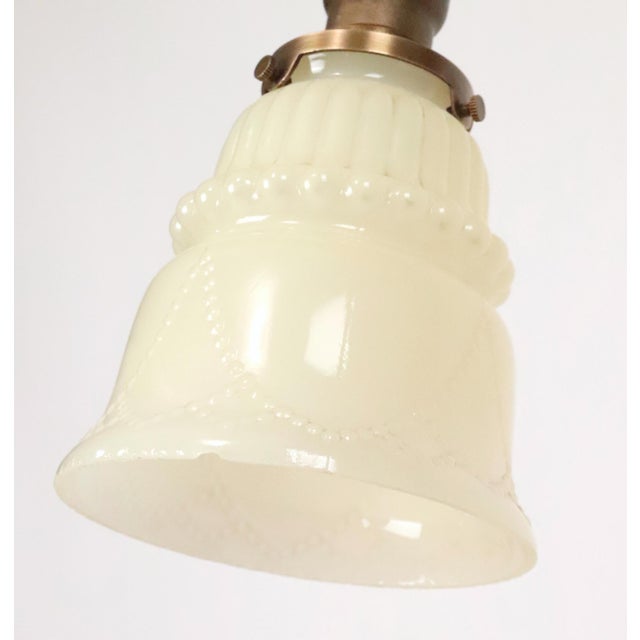 Victorian Early 20th Century Restored Victorian Painted Cast Iron & Wood Bridge Floor Lamp For Sale - Image 3 of 9