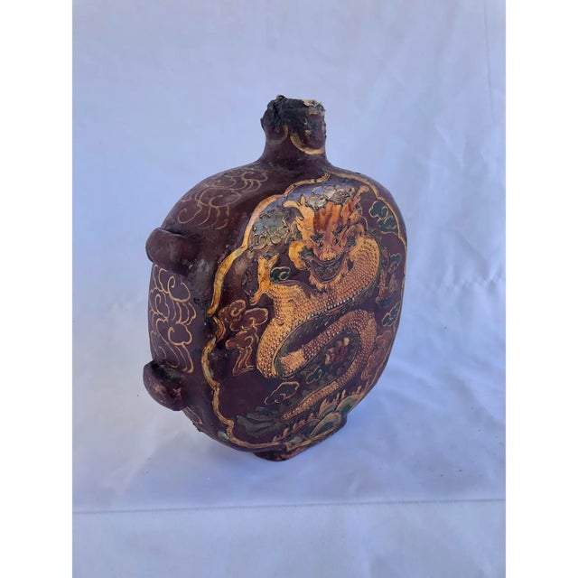 Sake Canteen Dragon Accent For Sale - Image 9 of 9