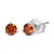 Discover the scintillating charm of these exquisite 14K white gold stud earrings, each graced with a lab-grown, round...