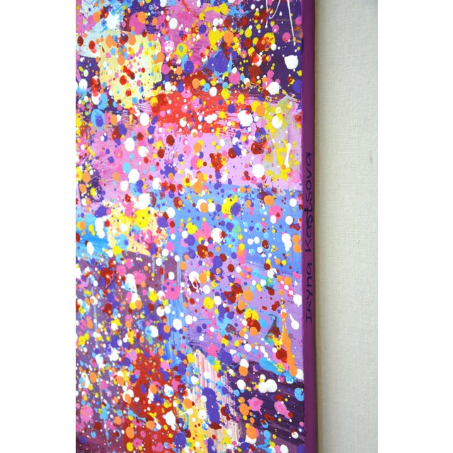 Abstract Expression 9.Original Modern Hand Painting For Sale - Image 3 of 12