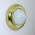Mid-Century Modern Mid-Century Italian Brass & Glass Flush Mount Ceiling Light from Valenti Luce, Milano For Sale - Image 3 of 11