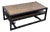 Bassett Furniture Wood + Metal Tiered Coffee Table For Sale
