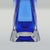 Glass Mid-Century Murano Cobalt Blue Sommerso Helix Twist Glass Vase, 1970s For Sale - Image 7 of 9