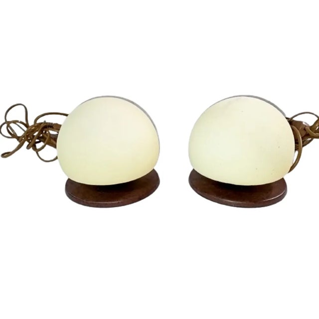 Mushroom Table Lamps, Set of 2 For Sale - Image 9 of 10