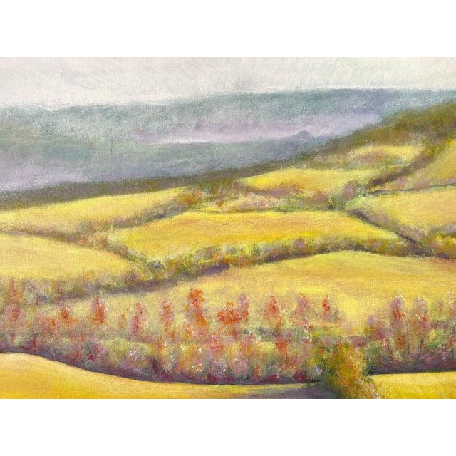 1990s Large Plein Air Painting by Maya Boreen For Sale - Image 5 of 12