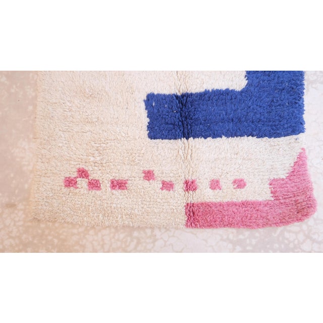 2020s Contemporary Beni Ourain Rug - 8.2 X 3.9 Ft For Sale - Image 5 of 10