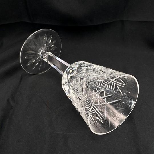 Vintage Waterford Crystal “Clare” Claret Wine Glasses - Set of 6 For Sale - Image 12 of 14
