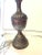 Vintage hand hammered with interesting designs. Patina Tinned copper/copper wash. This lamp is surprisingly light in...