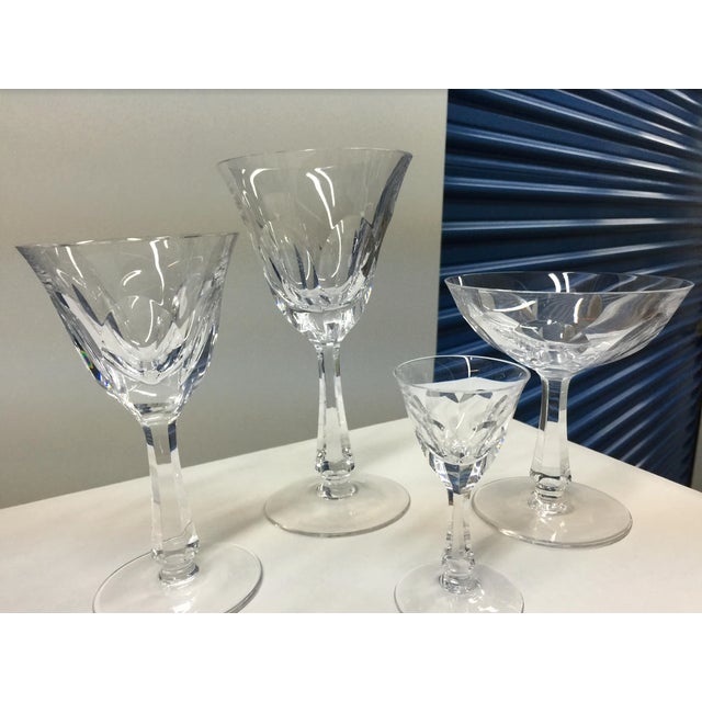 4 Types of Crystal Stemware Glasses Set 48 Total Chairish