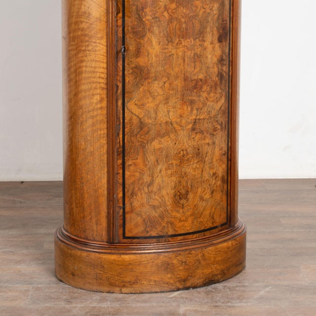 19th Century Danish Mahogany Veneer Column Cabinet With Single Door For Sale - Image 11 of 13
